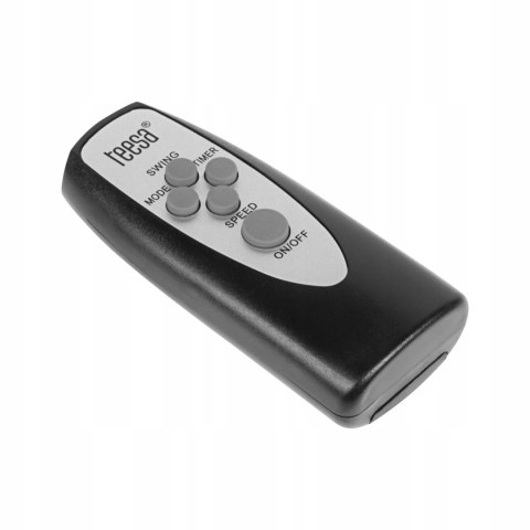 Wentylator Stojący Teesa Czarny 50W Z Pilotem 3 Tryby Pracy Timer Oscylacja