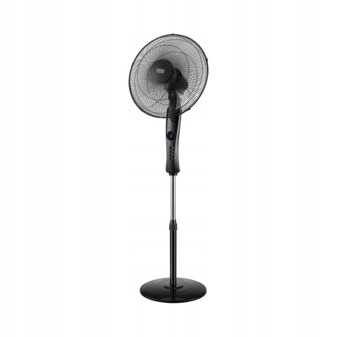 Wentylator Stojący Teesa Czarny 50W Z Pilotem 3 Tryby Pracy Timer Oscylacja