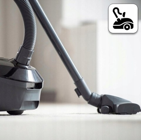 Mocny Odkurzacz Workowy Wielofunkcyjny 1600W Turboszczotka Hepa 2L Akcesori