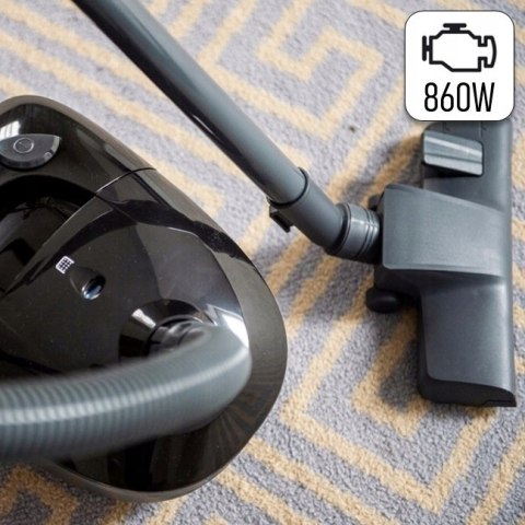 Mocny Odkurzacz Workowy Wielofunkcyjny 1600W Turboszczotka Hepa 2L Akcesori