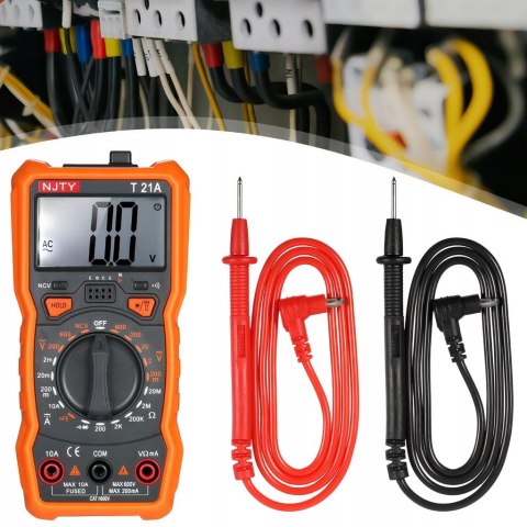 Multimetr Cyfrowy Profesjonalny Lcd Tester Miernik Prądu Elektryczny