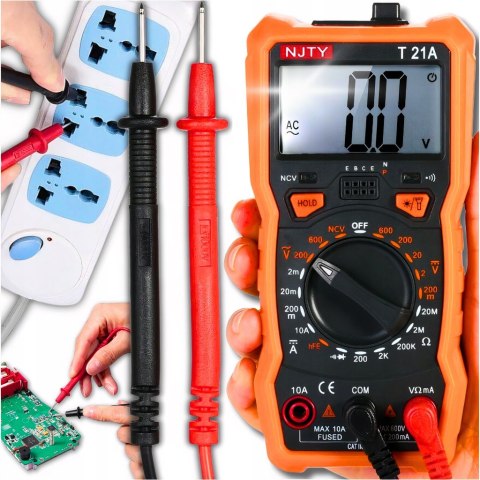 Multimetr Cyfrowy Profesjonalny Lcd Tester Miernik Prądu Elektryczny