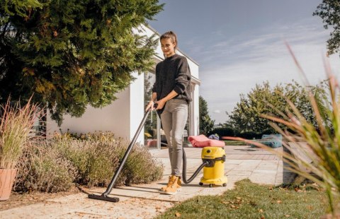 Odkurzacz Bezworkowy Karcher Wd3 1000W Z Funkcją Wydmuchu I 15L Zbiornikiem