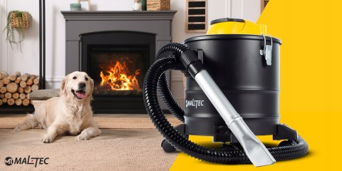Odkurzacz Do Kominka Popiołu Pieca Sadzy Przemysłowy Żaroodporny 18L 1800W