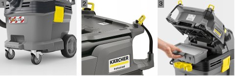 Odkurzacz KäRcher Nt 30/1 Tact Te L 1380W 30L - Sucho/Mokro, Wydajność 74L/S