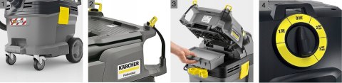 Odkurzacz KäRcher Nt 30/1 Tact Te L 1380W 30L - Sucho/Mokro, Wydajność 74L/S