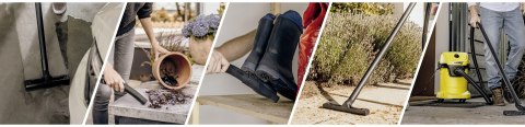 Odkurzacz Karcher Wd 3 1000W 17L - Funkcja Mokro/Sucho, Na Warsztat I Dom