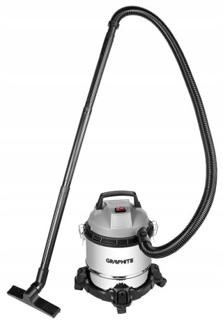 Odkurzacz Warsztatowy Graphite 800W 12L Sucho-Mokro Funkcja Nadmuchu