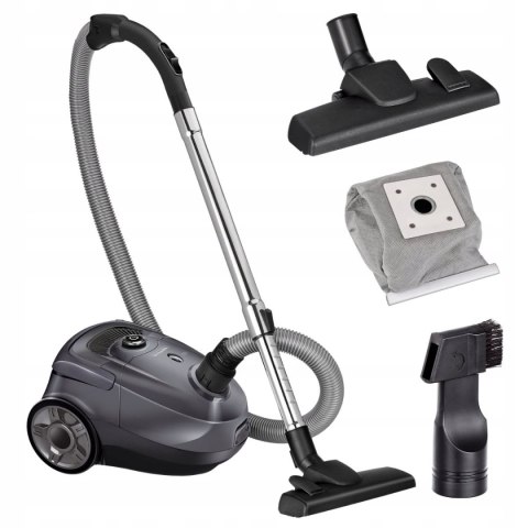 Odkurzacz Workowy Mpm Mod-52 850W Hepa 2L Regulacja Mocy Metalowa Rura 7M