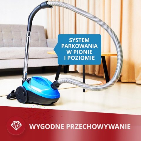 Odkurzacz Workowy Mpm Mod-53 850W 1,5L Metalowa Rura Hepa Wielofunkcyjny