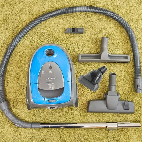 Odkurzacz Workowy Zelmer Tadek Epa Turboszczotka 800W 2.5L Gumowane Koła