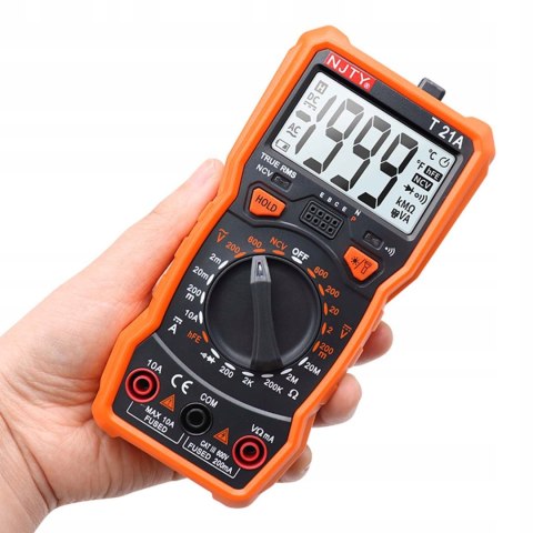Profesjonalny Miernik Cyfrowy Multimetr Poboru Prądu Elektryczny Lcd Tester