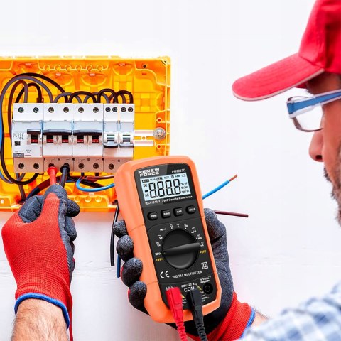Profesjonalny Multimetr Cyfrowy Lcd Elektryczny Miernik Prądu Tester