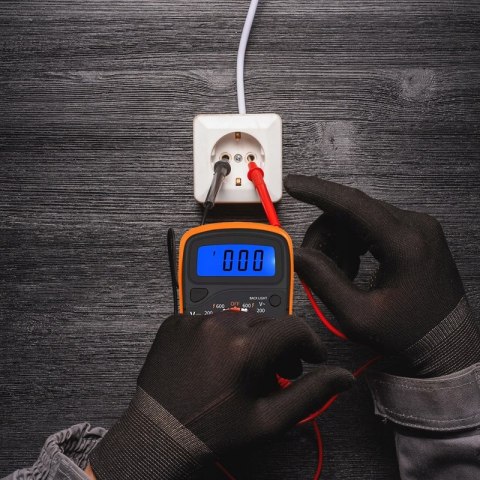 Profesjonalny Multimetr Cyfrowy Lcd Miernik Napięcia Prądu Rezystancji Test