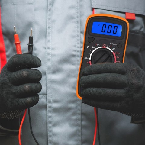 Profesjonalny Multimetr Cyfrowy Lcd Miernik Napięcia Prądu Rezystancji Test