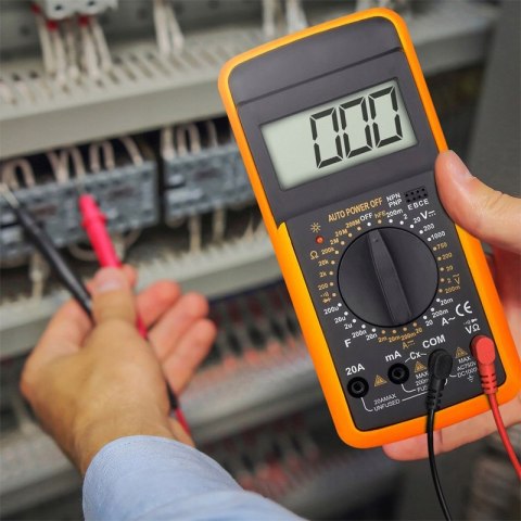 Profesjonalny Multimetr Cyfrowy Miernik Napięcia Prądu Lcd Tester Uniwersal