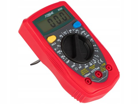 Profesjonalny Multimetr Miernik Prądu Napięcia Elektryczny Lcd Bateria 9V