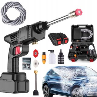 Bezprzewodowa Myjka Ciśnieniowa 1500W, 2 Akumulatory 10000Mah, 3 Tryby