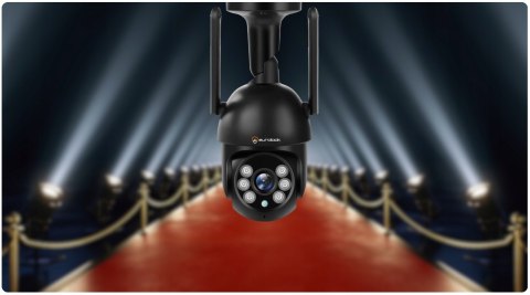 Kamera Ip Wifi 8Mp Zewnętrzna Obrotowa Z Detekcją Ruchu I Zoomem 4X