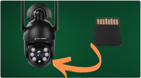 Kamera Ip Wifi 8Mp Zewnętrzna Obrotowa Z Detekcją Ruchu I Zoomem 4X