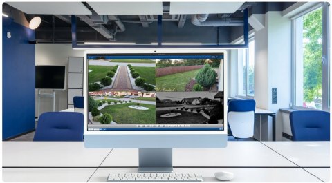 Kamera Ip Wifi 8Mp Zewnętrzna Obrotowa Z Detekcją Ruchu I Zoomem 4X