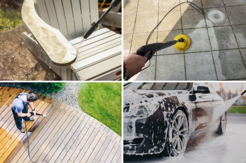 Myjka Ciśnieniowa Stanley 1600W 190Bar Z Aluminiową Pompą I Akcesoriami