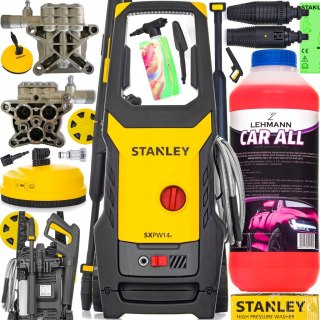 Myjka Ciśnieniowa Stanley 170 Bar Turbo Z Aluminiową Pompą I Szczotką Patio