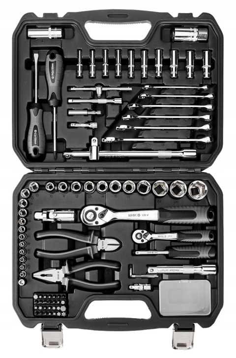Neo Tools M4k Garage Zestaw Narzędzi 90 El. Klucze Nasadowe Walizka
