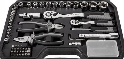 Neo Tools M4k Garage Zestaw Narzędzi 90 El. Klucze Nasadowe Walizka