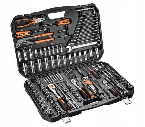 Neo Zestaw Kluczy Nasadowych 233 Elementów 10-078 Torx Grzechotki Walizka