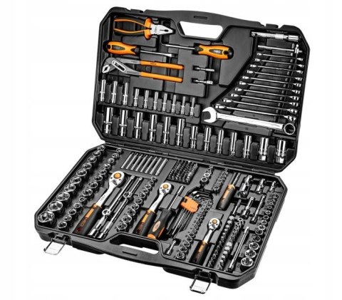 Neo Zestaw Kluczy Nasadowych 233 Elementów 10-078 Torx Grzechotki Walizka
