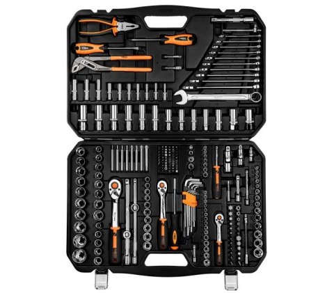 Neo Zestaw Kluczy Nasadowych 233 Elementów 10-078 Torx Grzechotki Walizka