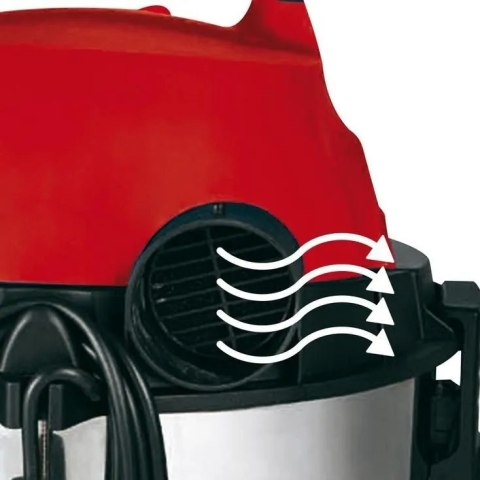 Odkurzacz Przemysłowy Einhell 1250W 20L Sucho-Mokro Stal Szlachetna