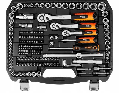 Zestaw Kluczy Nasadowych Neo 10-220 1/2 3/8 1/4 220 Elementów Torx