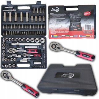 Zestaw Kluczy Nasadowych Torx 108 Szt Stal Węglowa Do Warsztatu Profesjonal