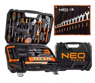 Neo 88-El. Zestaw Narzędzi Z Kluczami Płasko-Oczkowymi 6-22Mm 12Szt.