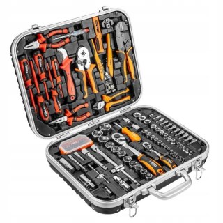Walizka Elektryka Neo Tools 108 Szt. - Klucze, Nasadki, Szczypce, Wkrętaki