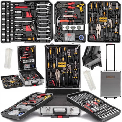 Walizka Narzędziowa Na Kółkach 750 El. Z Rączką I Systemem Tretindaten