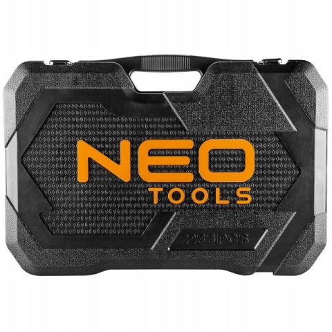 Zestaw 233 Szt. Klucze Nasadowe Neo 1/2, 3/8, 1/4 Stal Crv, Walizka