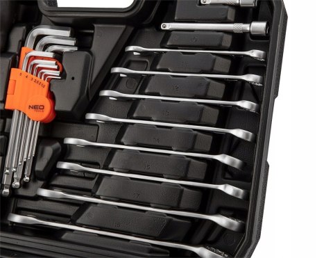Zestaw Kluczy Nasadowych 100 Elementów 1/2, 1/4 Neo Tools + 40 Bitów Torx