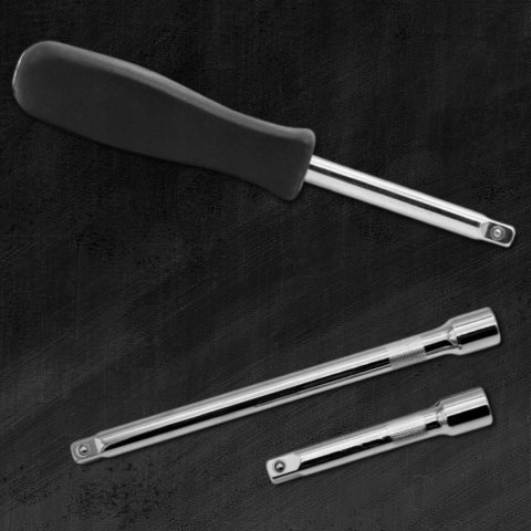 Zestaw Kluczy Nasadowych 46 El. Grzechotka Torx Walizka Cr-V Ergonomiczny