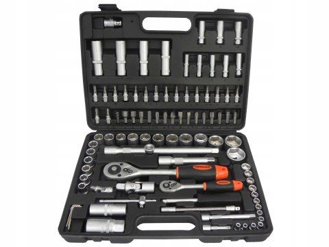 Zestaw Kluczy Nasadowych 94 Elementy 1/4 1/2 Heidmann Walizka Crv