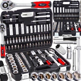 Zestaw Kluczy Nasadowych 94 Szt. 1/4 1/2 Grzechotki Torx Imbus Walizka