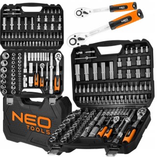 Zestaw Kluczy Nasadowych Neo 110 El. 1/2 1/4 Torx Satynowe Walizka