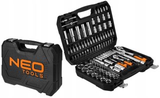 Zestaw Kluczy Nasadowych Neo Tools 110El. 1/2 1/4 Satynowy W Walizce