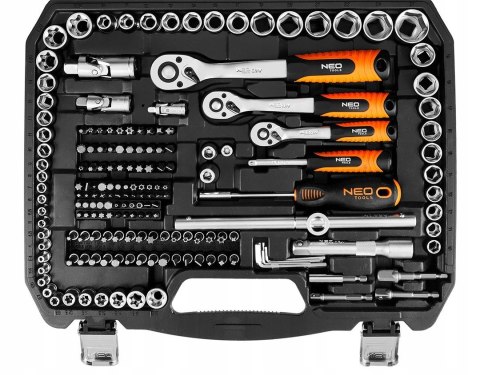 Zestaw Kluczy Nasadowych Płasko Oczkowych 220El Neo Tools W Walizce