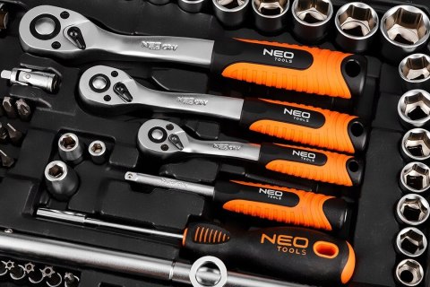 Zestaw Kluczy Nasadowych Płasko Oczkowych 220El Neo Tools W Walizce
