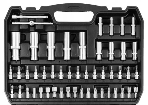 Zestaw Kluczy Neo 108 El. 1/2 1/4 Walizka Crv Nasadki Torx Grzechotki