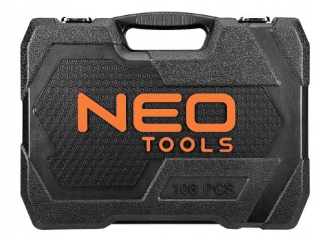 Zestaw Kluczy Neo 108 El. 1/2 1/4 Walizka Crv Nasadki Torx Grzechotki