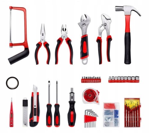 Zestaw Narzędzi 108 Elementów Torx Crv W Walizce Z Ergonomicznymi Uchwytami